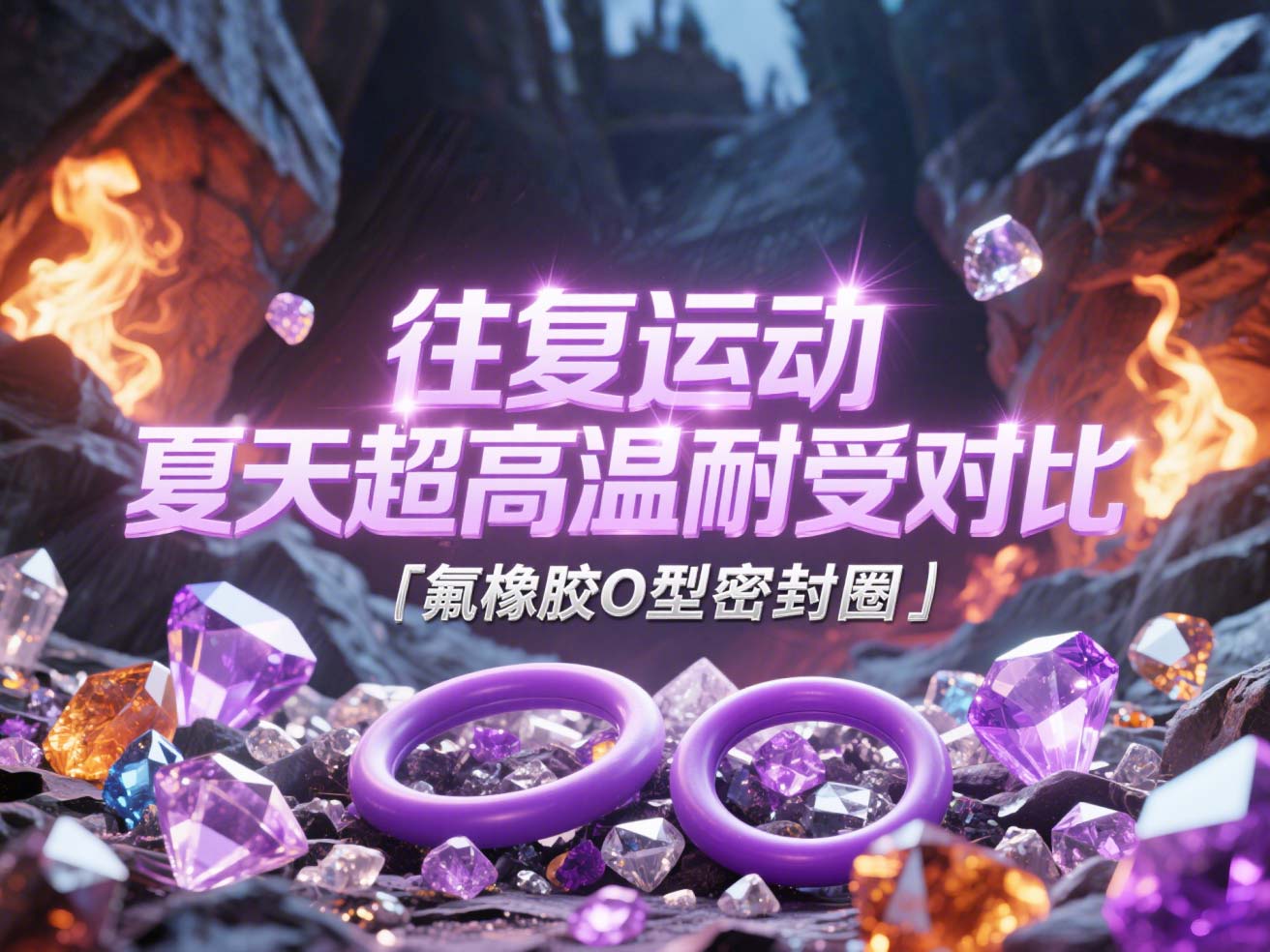 氟橡膠O型密封圈 ? 往復(fù)運(yùn)動(dòng)夏天超高溫耐受對(duì)比！?