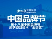 東晟密封件閃耀2024第十八屆中國品牌節(jié)，榮獲密封技術(shù)“金譜獎”